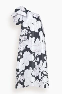 Mikaela Long Dress In White Orchid