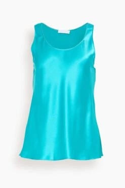 Clare Silk Tank In Viv