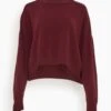 Vanessa Bruno Valerie Pullover In Bordeaux 2 Vanessa Bruno Valerie Pullover In Bordeaux -All Seasons Style 06838946ae224704a4a312be706b049e