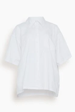 American Vintage Ryty Top In Blanc