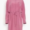 DOROTHEE SCHUMACHER Fluid Volumes Dress In Shaded Pink -All Seasons Style 0ee6872e1a5afb2420a3fb24b58b2c11