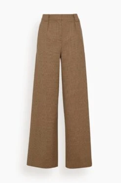 Front Page 77 Julietta Wide Leg Trouser In Teak