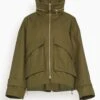 DOROTHEE SCHUMACHER Adventurous Movement Jacket In Khaki 2 DOROTHEE SCHUMACHER Adventurous Movement Jacket In Khaki -All Seasons Style 17f78adabeba806fa74107af55e45bbf