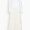 Pleated Long Dress In Butter -All Seasons Style 1afd6a4845501d22e2e00b87b7d55341