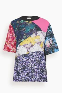 Dries Van Noten Hatro Patch T-Shirt In Lilac