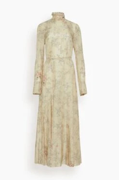 Dries Van Noten Dawn Dress In Ecru