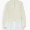 MM6 Maison Margiela Cardigan In Ivory -All Seasons Style 2863065baa0adf4b99322515b189574d
