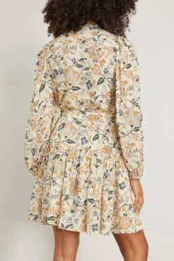ULLA JOHNSON Lula Dress In Gardenia -All Seasons Style 297382 3