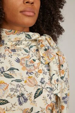 ULLA JOHNSON Lula Dress In Gardenia -All Seasons Style 297382 4