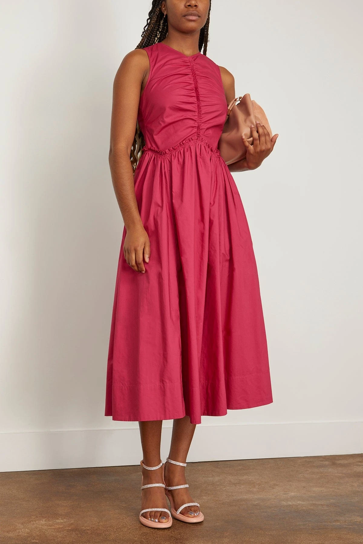 ULLA JOHNSON Mimi Dress In Rosebud 4 ULLA JOHNSON Mimi Dress In Rosebud - Image 2