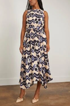 ULLA JOHNSON Evita Dress In Nimbus -All Seasons Style 297463 2