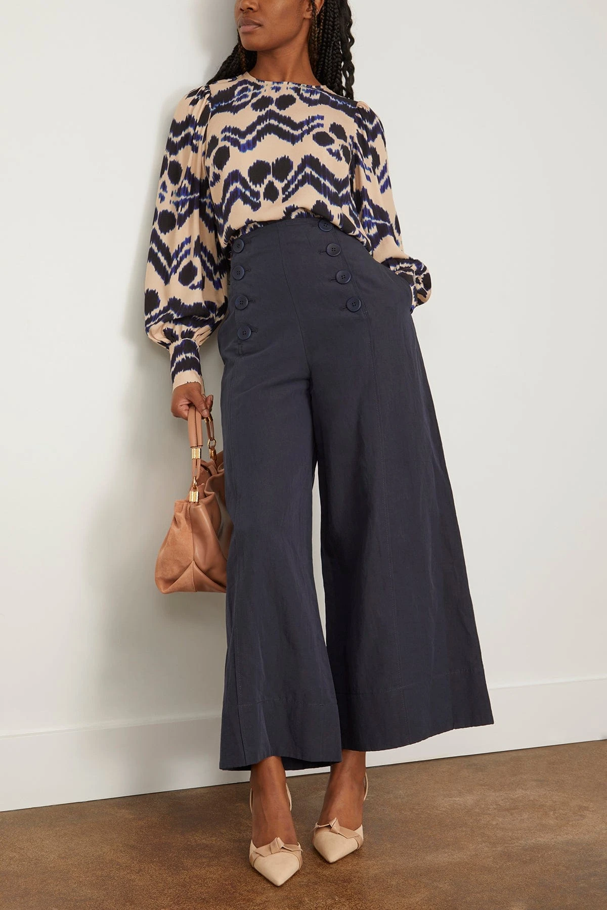 ULLA JOHNSON Lilliana Blouse In Nimbus 4 ULLA JOHNSON Lilliana Blouse In Nimbus - Image 2