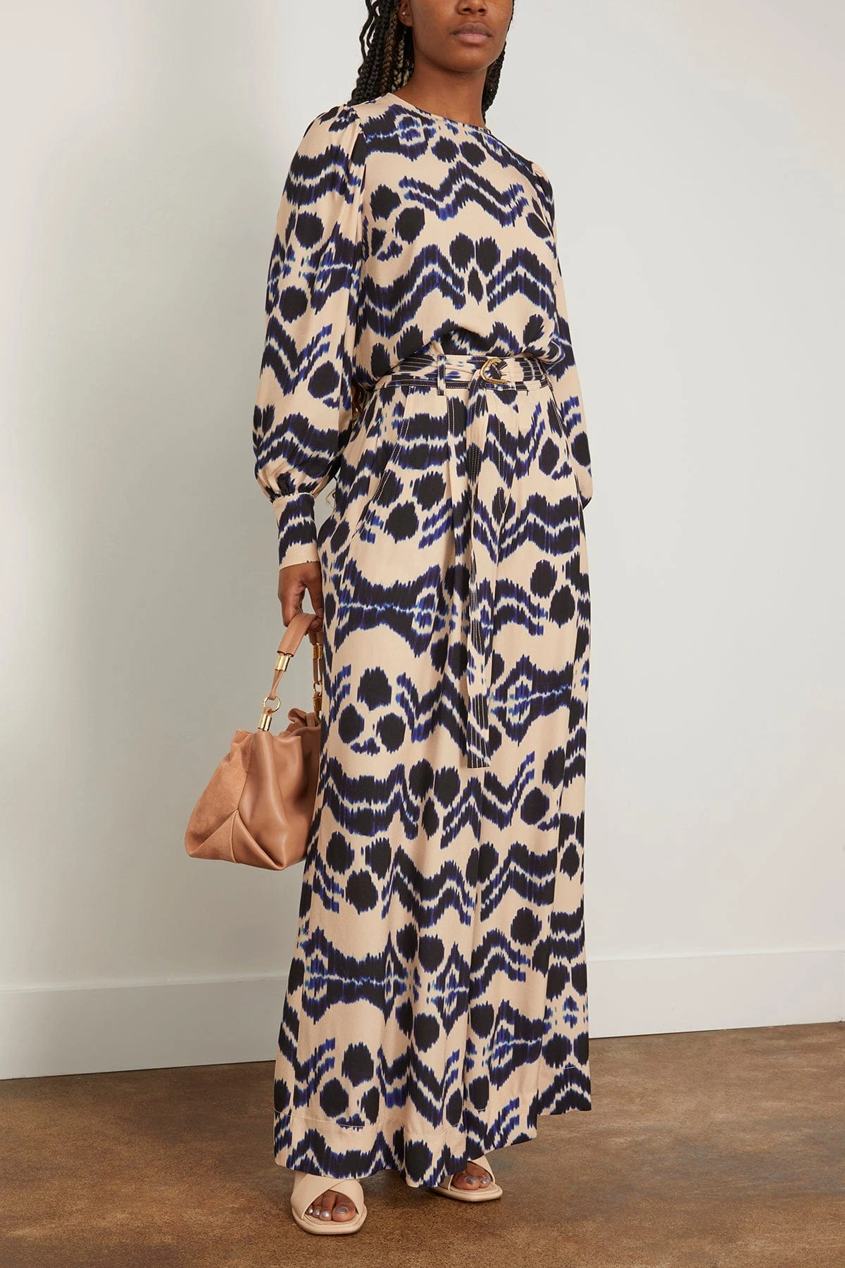 ULLA JOHNSON Lydia Pant In Nimbus 4 ULLA JOHNSON Lydia Pant In Nimbus - Image 2