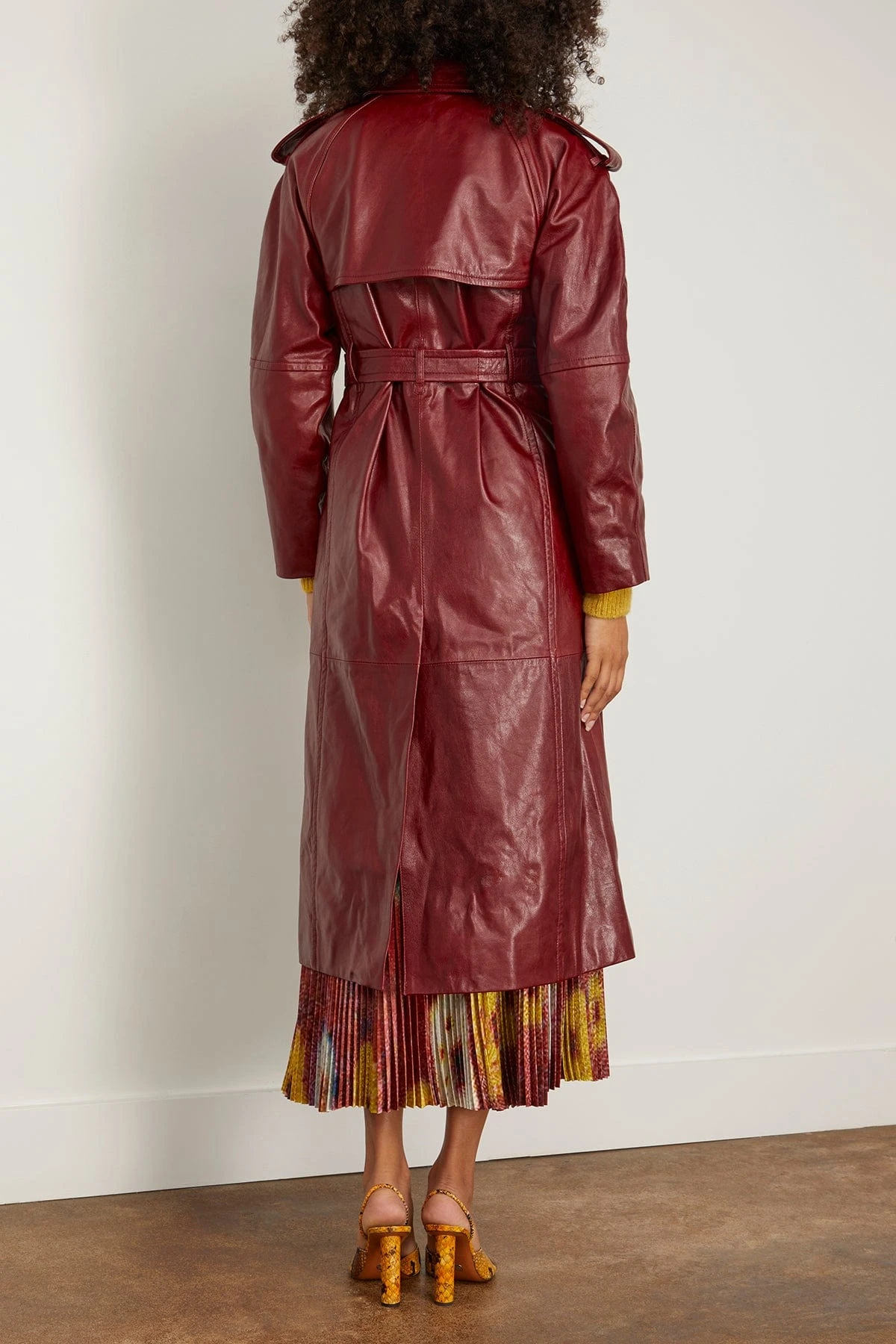 ULLA JOHNSON Marlowe Coat In Mahogany 6 ULLA JOHNSON Marlowe Coat In Mahogany - Image 4
