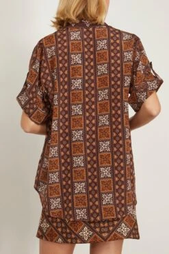 Carmella Shirt In Chocolate 9 Carmella Shirt In Chocolate -All Seasons Style 297716 3