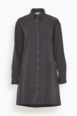 Keegan Twill Dress In Vintage Black