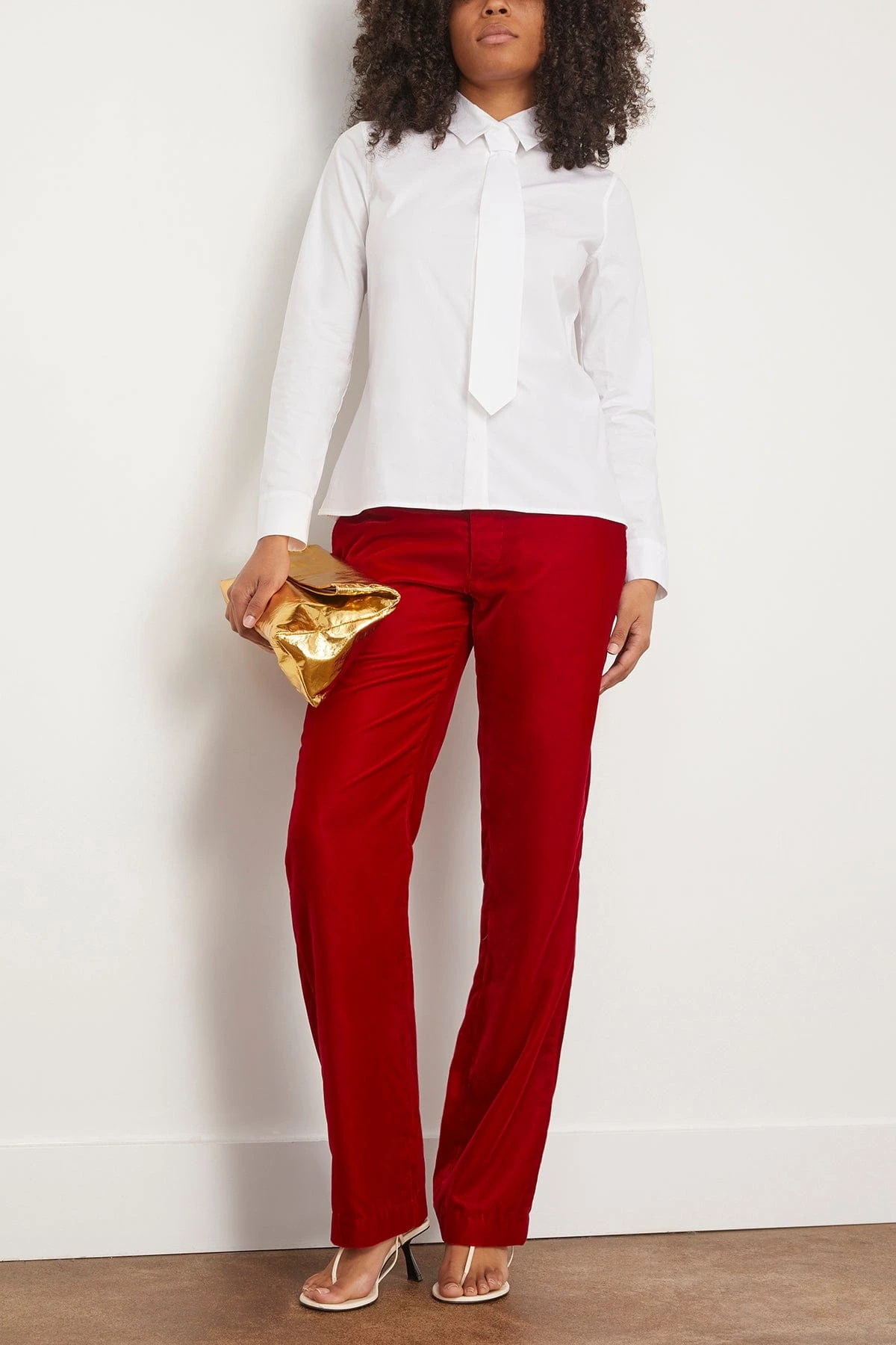 Necktie Shirt In White 4 Necktie Shirt In White - Image 2