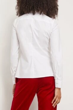 Necktie Shirt In White 9 Necktie Shirt In White -All Seasons Style 300966 3