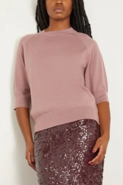 Dries Van Noten Tuan Sweater In Old Rose -All Seasons Style 306857 2