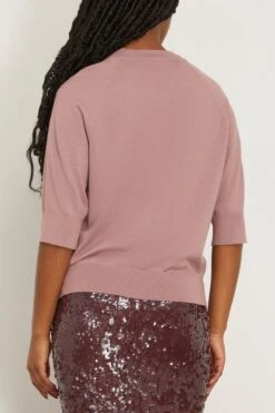 Dries Van Noten Tuan Sweater In Old Rose -All Seasons Style 306857 3