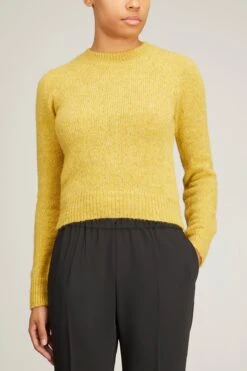 Dries Van Noten Texas Sweater In Yellow -All Seasons Style 306859 2