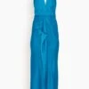 Giana Front Drape Gown In Phthalo Blue 1 Giana Front Drape Gown In Phthalo Blue -All Seasons Style 35eb1d3a0f7749078c5df1b970eb6df2