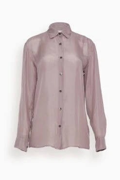 Dries Van Noten Clavelly Shirt In Lilac
