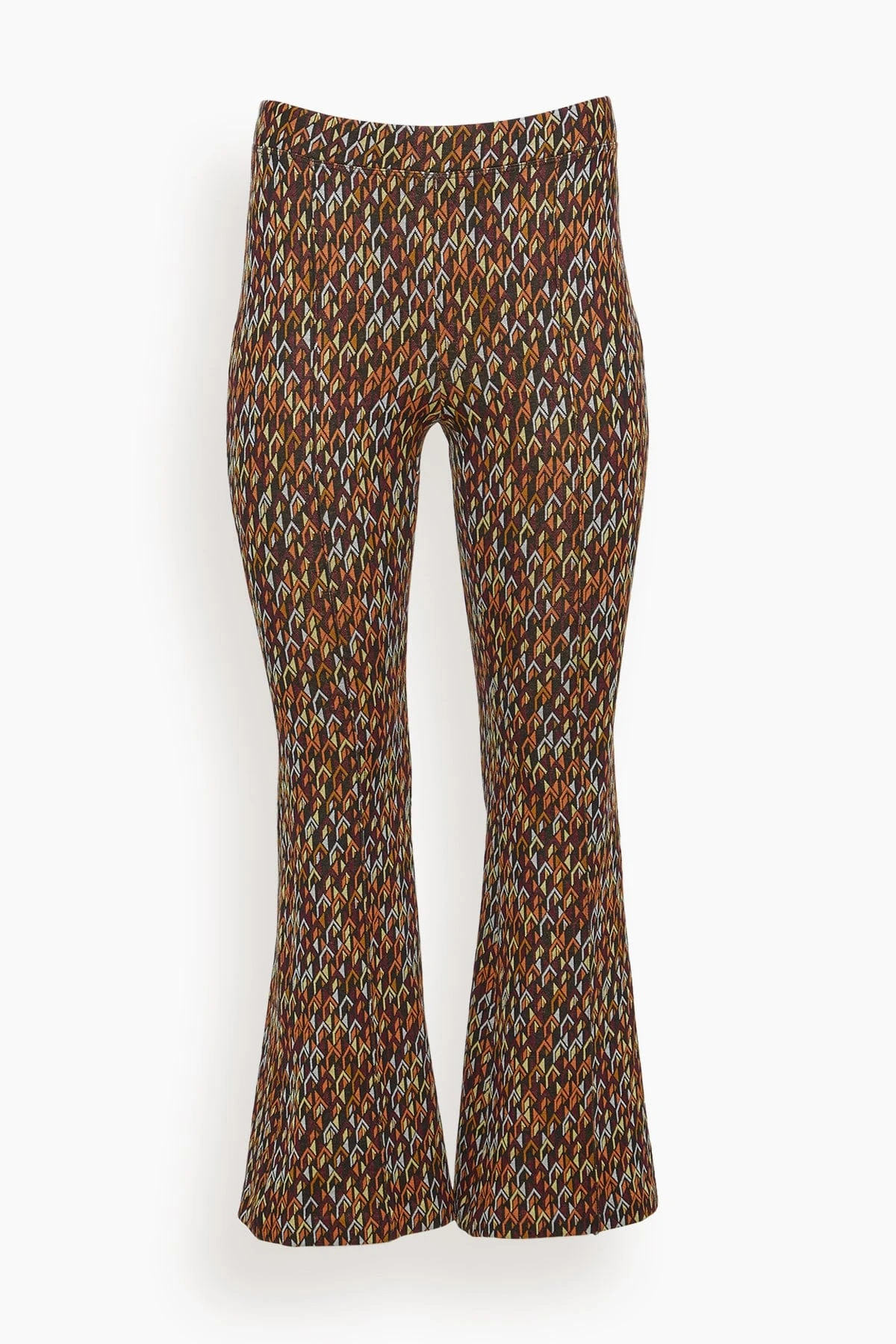 Cropped Flare Pants In Multi 3 Cropped Flare Pants In Multi