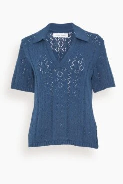 Samsoe Samsoe Khloe Polo In Pageant Blue