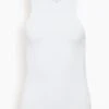 AGOLDE Bailey Tank In White 2 AGOLDE Bailey Tank In White -All Seasons Style 4895053be65c39556869b54799a2bc96