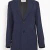 Two Buttons Jacket In Night Blue 2 Two Buttons Jacket In Night Blue -All Seasons Style 4c12cc0d8fe5d8eef28d2564b4968b17