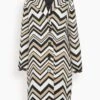 Missoni Coat In Zigzag Beige/White/Black -All Seasons Style 5350716c2a31fbdafc609846912d6911