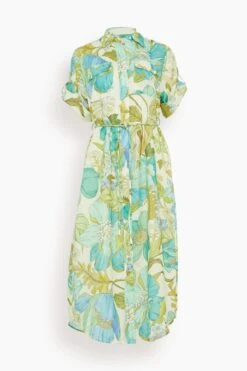 Janis Shirtdress In Blue