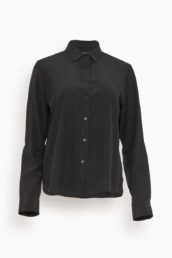 NILI LOTAN Gaia Slim Shirt In Black