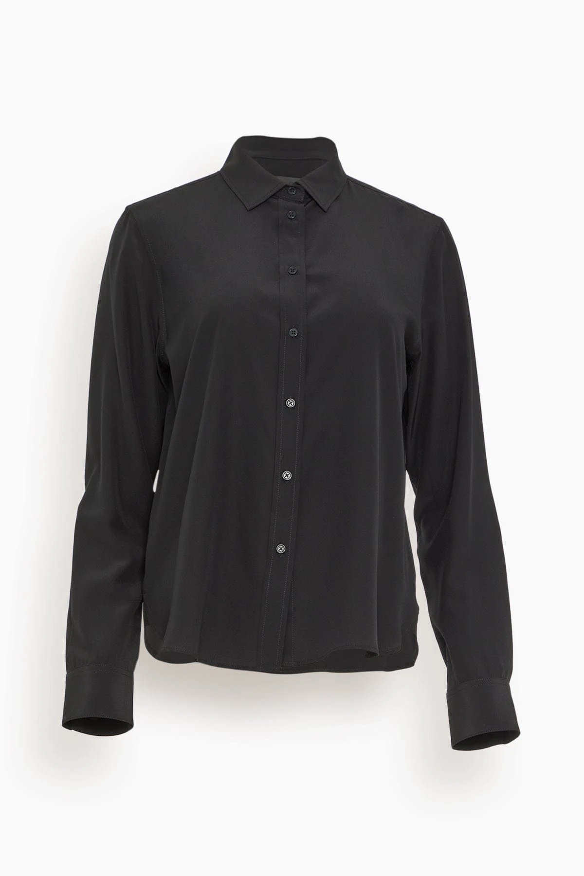 NILI LOTAN Gaia Slim Shirt In Black 3 NILI LOTAN Gaia Slim Shirt In Black