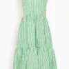 Balza Dress In Green And White Stripes 2 Balza Dress In Green And White Stripes -All Seasons Style 5c701d515b65b4ecba4757d1799d953a