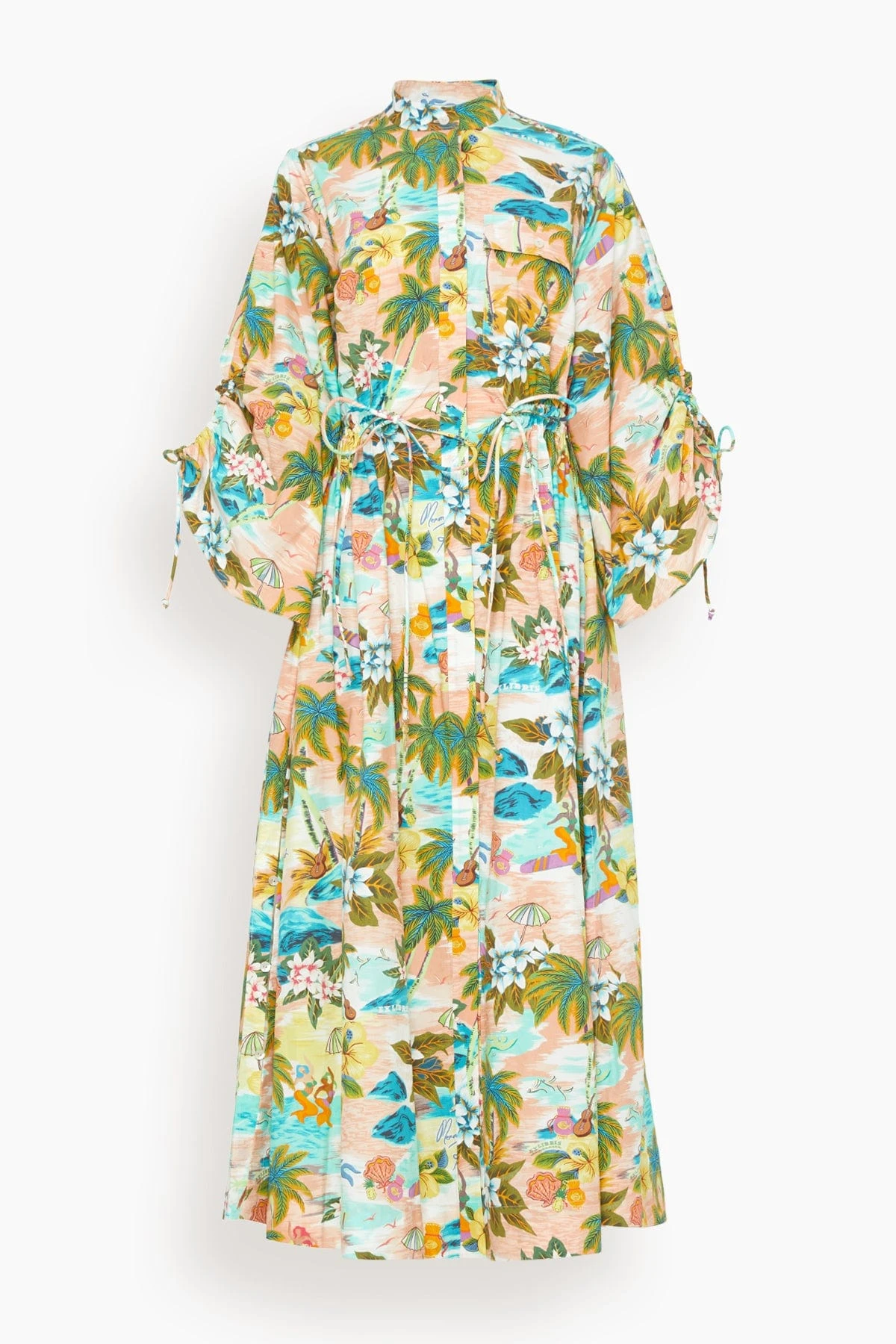 Mermaid Point Midi Dress In Guava 3 Mermaid Point Midi Dress In Guava