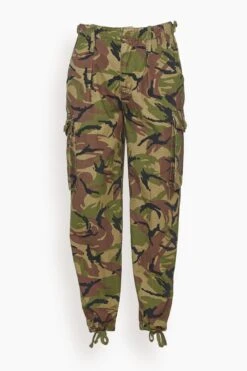 FRAME High Rise Utility Trouser In Camo