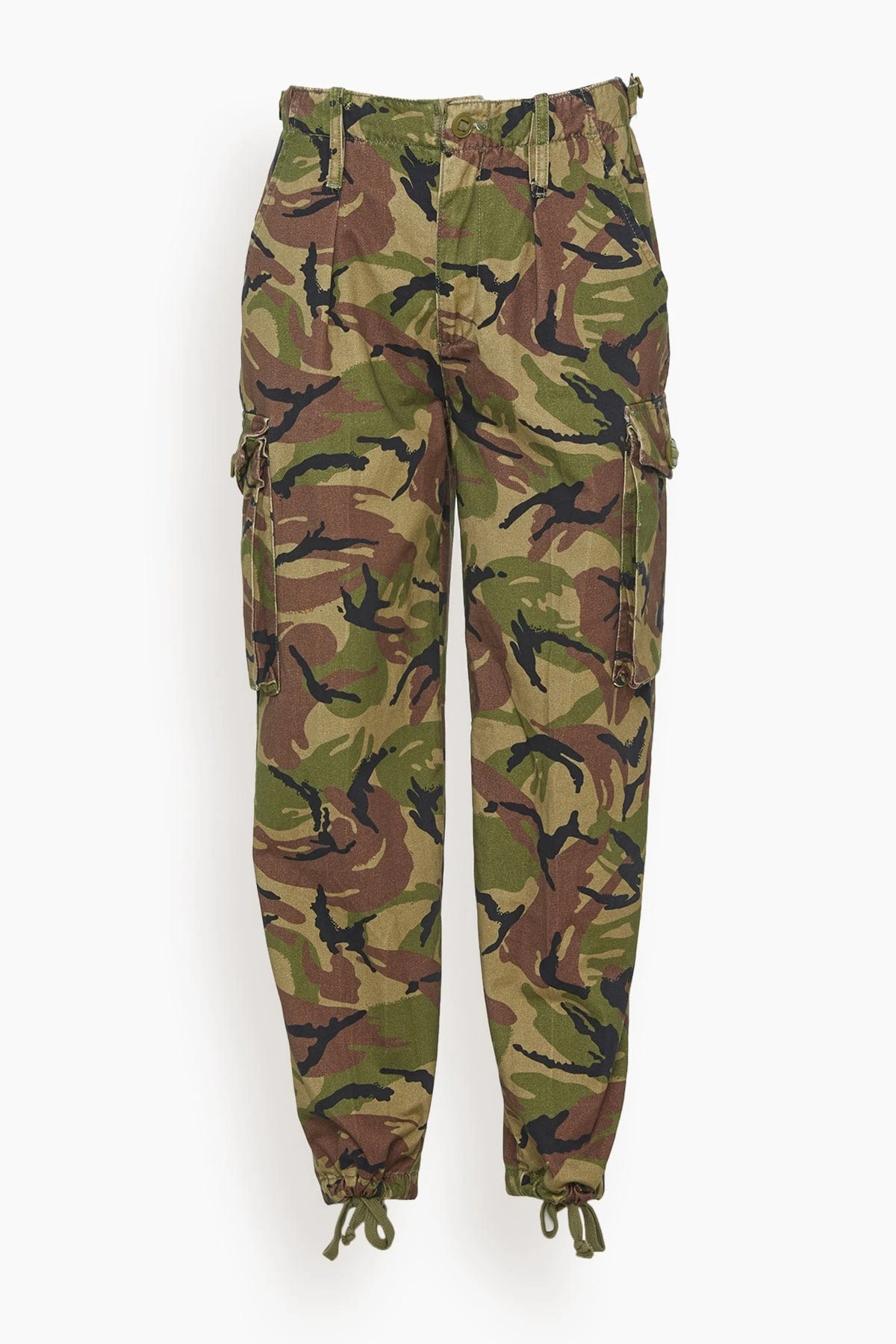 FRAME High Rise Utility Trouser In Camo 3 FRAME High Rise Utility Trouser In Camo