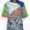 Dries Van Noten Hatro Patch T-Shirt In Blue
