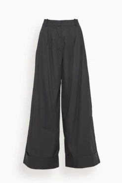 Cuffed Pant In Black