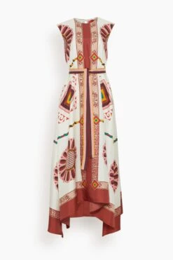 San Carlos Dress In Macro Tiles Placed