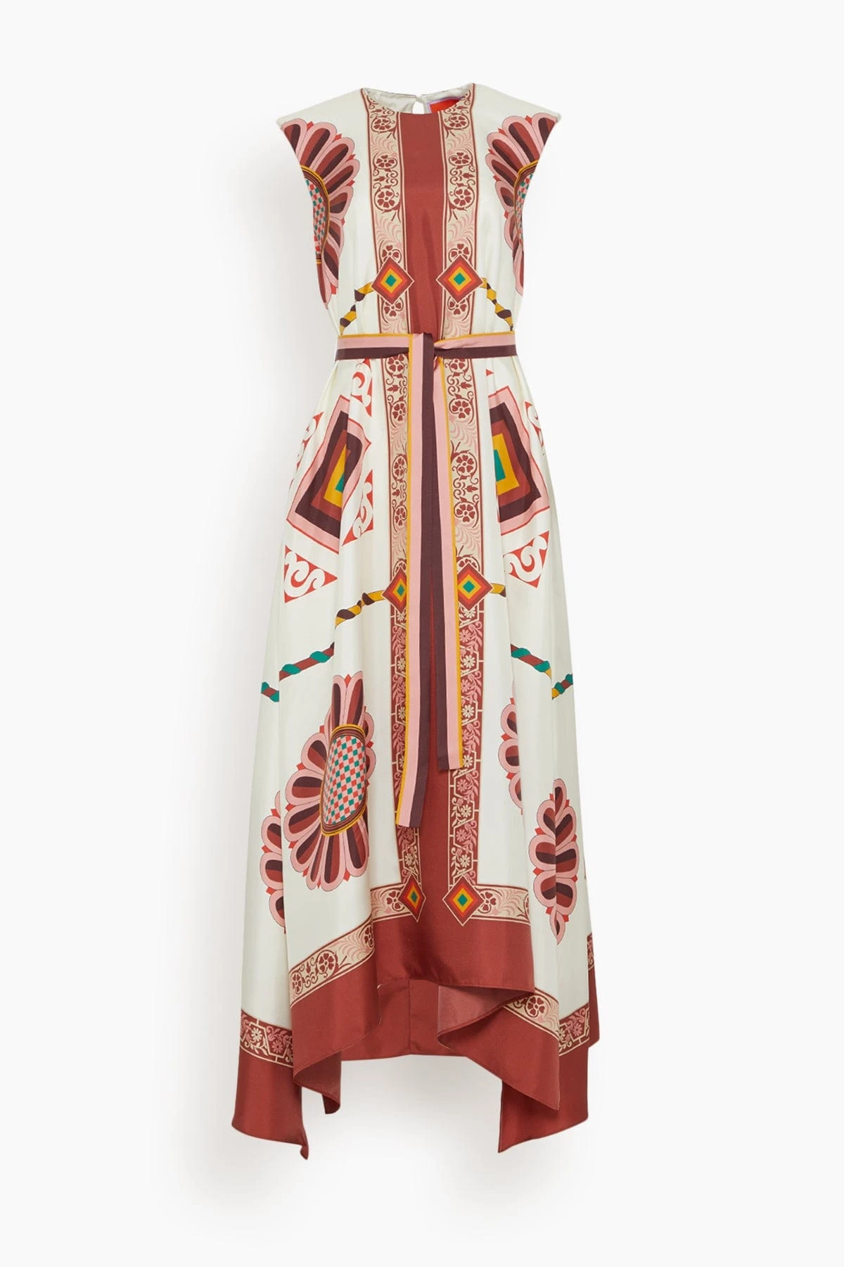 San Carlos Dress In Macro Tiles Placed 3 San Carlos Dress In Macro Tiles Placed