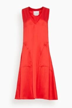Serena Mini Dress In Rosso