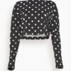 Marni Small Dot Technical Jersey Boatneck Top In Black 1 Marni Small Dot Technical Jersey Boatneck Top In Black -All Seasons Style 7eda166a08c97db72db7023841ffa586