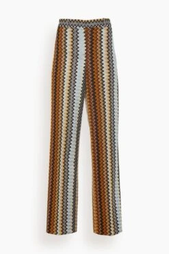 Missoni Trousers In Multi Brown Shades
