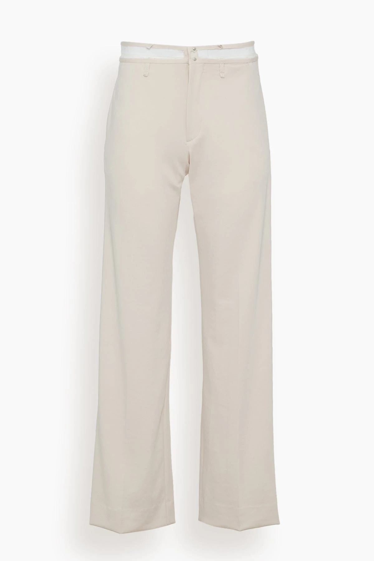 MM6 Maison Margiela Pant In Ivory 3 MM6 Maison Margiela Pant In Ivory