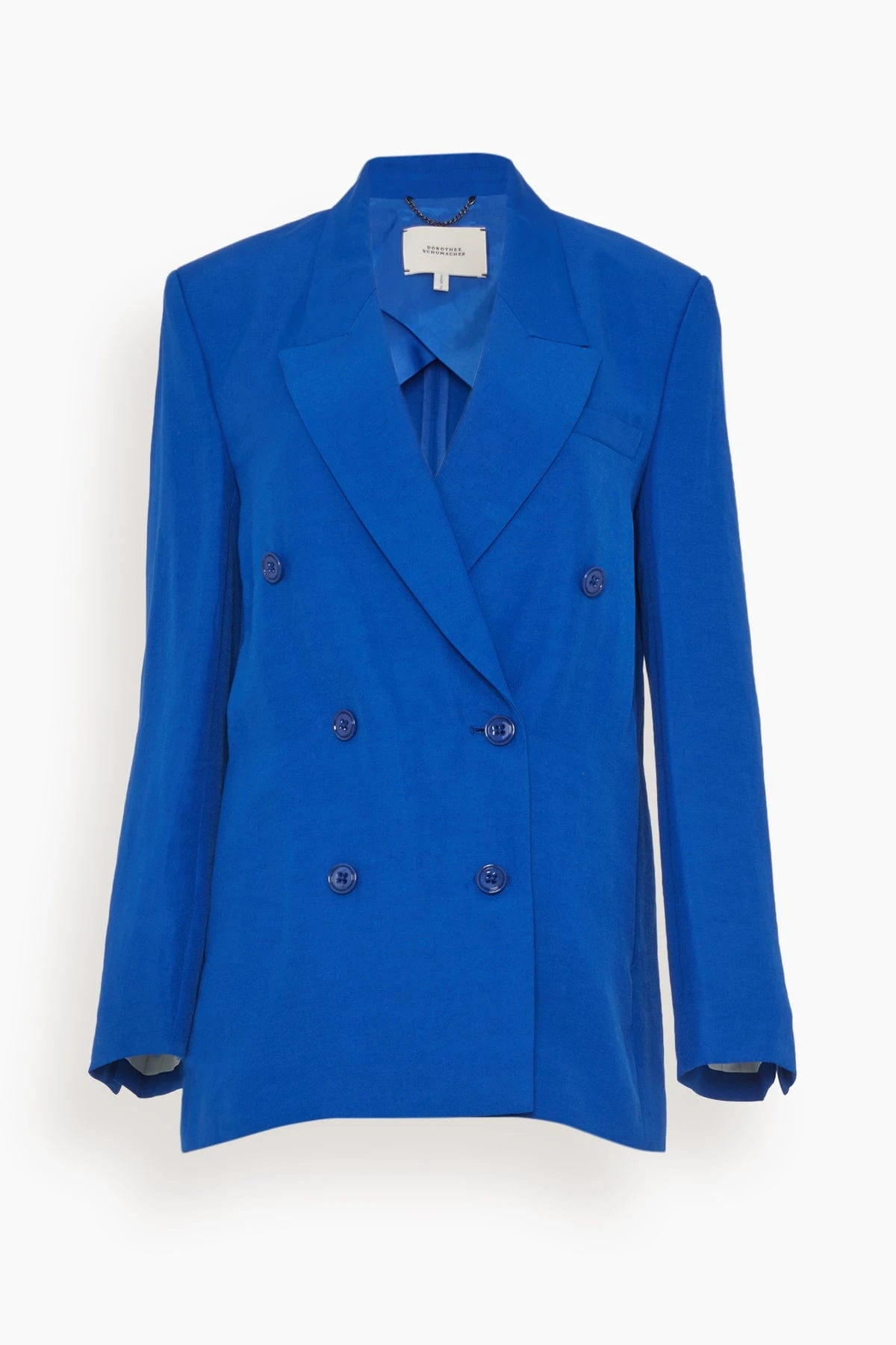 DOROTHEE SCHUMACHER Summer Cruise Jacket In Royal Blue 3 DOROTHEE SCHUMACHER Summer Cruise Jacket In Royal Blue