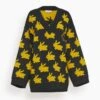 JW Anderson Bunny Jacquard V Neck Jumper In Black/Yellow 1 JW Anderson Bunny Jacquard V Neck Jumper In Black/Yellow -All Seasons Style 8d12788775b72d71b3c5474fd49f1ff2