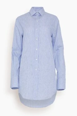 Marcella Camicia In Bianco/Azzurro